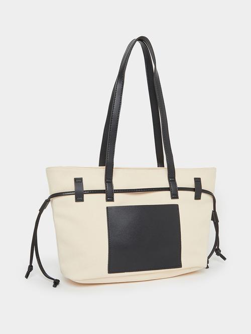 color block white pu shoulder bag - 21971506 - Very Small Image - 1