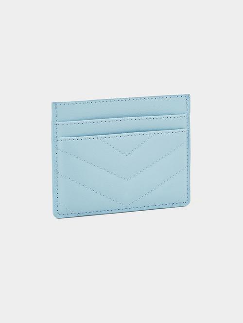 card holder blue leatherette card slots - 21971509 - Very Small Image - 1