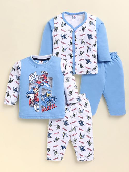 kids pack of 2 printed full length set - 21980887 - Very Small Image - 1