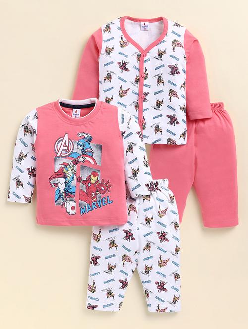 kids pack of 2 printed full length set - 21980889 - Very Small Image - 1