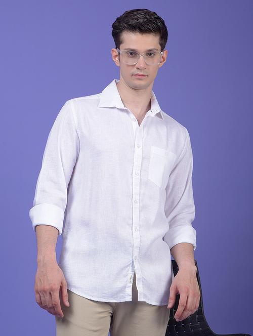 men solid long sleeve slim fit casual shirt - 21984762 - Very Small Image - 1