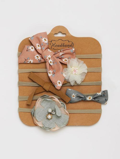 girls pack of 5 multi color ponytail holders - 21985247 - Very Small Image - 1