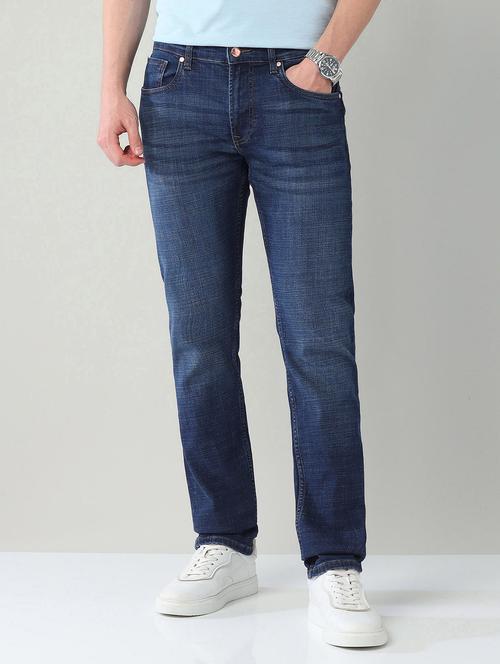 men washed mid rise slim fit jeans - 21998402 - Very Small Image - 1