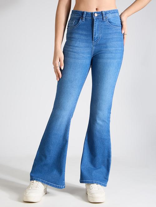 womem solid high rise bootcut jean - 21998823 - Very Small Image - 1