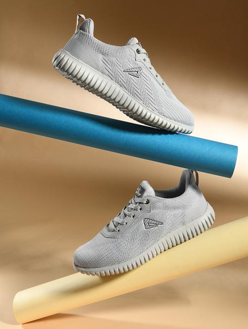 men grey lace up sport shoe - 22006007 - Very Small Image - 1
