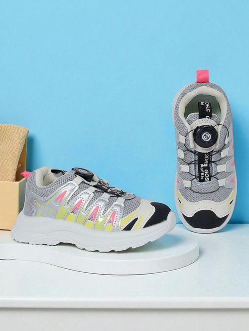unisex grey lace up sport shoe - 22007744 - Very Small Image - 1