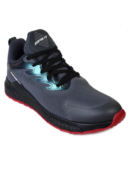 men grey lace up sport shoe - 22016070 - Very Small Image - 1