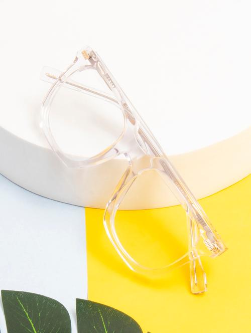 ted smith transparent square premium italian acetate frames for unisex - 22017681 - Very Small Image - 1