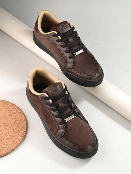men brown lace up sneaker - 22020533 - Very Small Image - 1