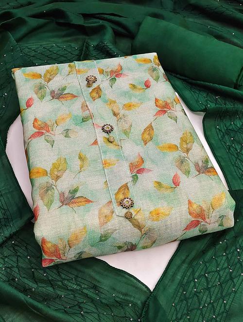 women printed unstitched suit set - 22021533 - Very Small Image - 1