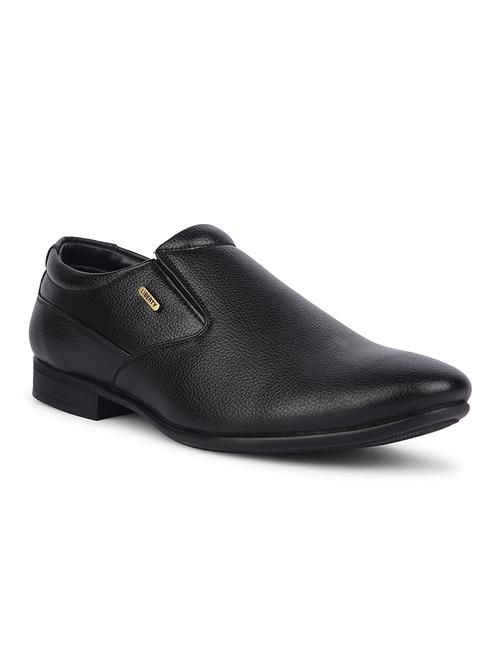 men solid slip on formal shoes - 22029094 - Very Small Image - 1