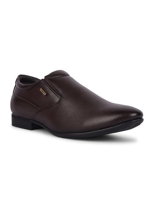 men solid slip on formal shoes - 22029095 - Very Small Image - 1