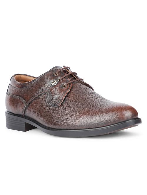 men brown lace-up derby - 22029384 - Very Small Image - 1