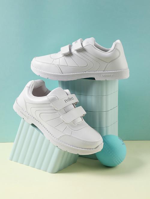 kids solid velcro unfiorm shoes - 22030263 - Very Small Image - 1