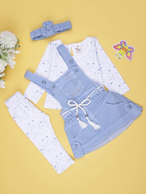 girls printed long sleeve full length set with headband - 22033652 - Very Small Image - 1