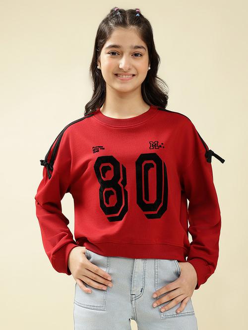 girls printed long sleeve sweatshirt - 22036942 - Very Small Image - 1