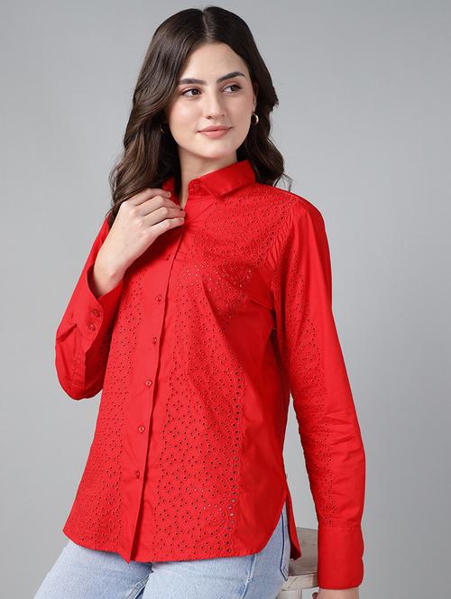 women collared long sleeve regular fit shirt - 22038802 - Very Small Image - 1