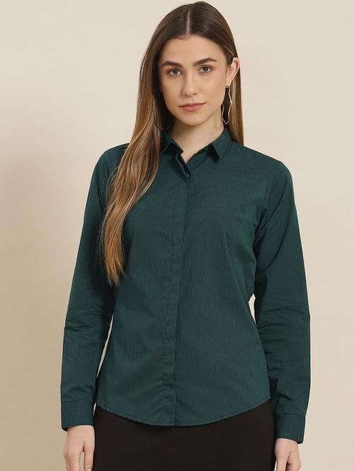 women collared long sleeve regular fit shirt - 22038852 - Very Small Image - 1