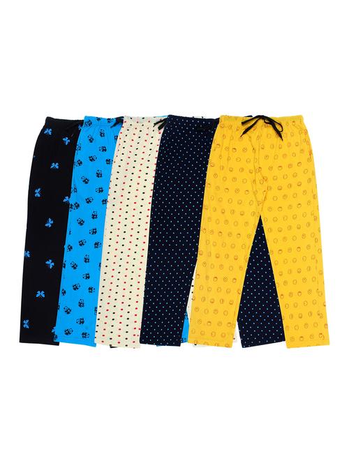 boys pack of 4 printed mid rise pyjamas - 22050663 - Very Small Image - 1