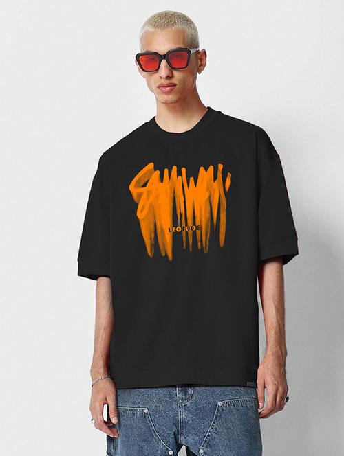 men printed short sleeve oversized t-shirt - 22051926 - Very Small Image - 1