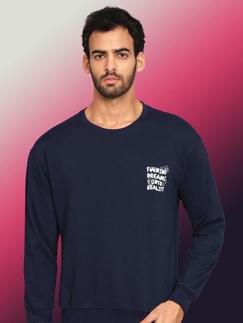 men printed long sleeve regular fit sweatshirt - 22061734 - Very Small Image - 1