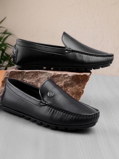 men black slip on loafer - 22069166 - Very Small Image - 1
