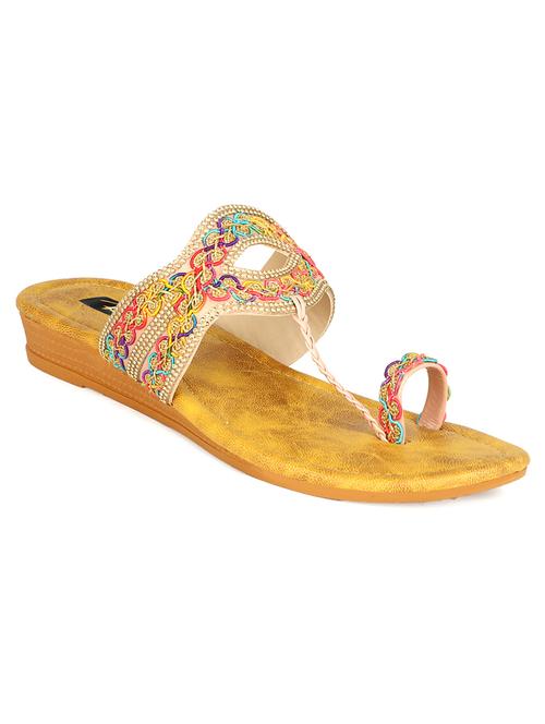women one toe slip on flat sandals - 22085261 - Very Small Image - 1