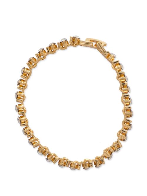 dazzling gold & crystal bracelet - 28329 - Very Small Image - 1