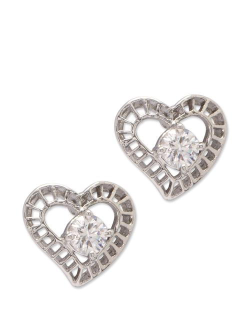 delicate heart earrings - 28344 - Very Small Image - 1