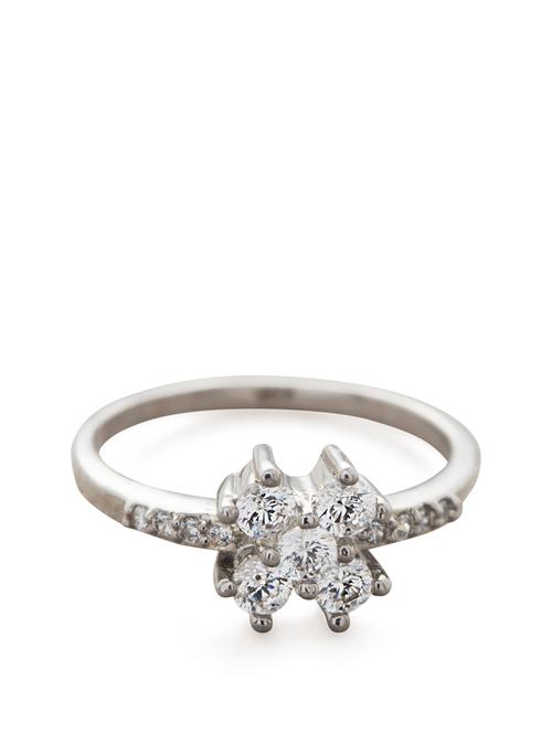 studded silver ring - 28395 - Very Small Image - 1