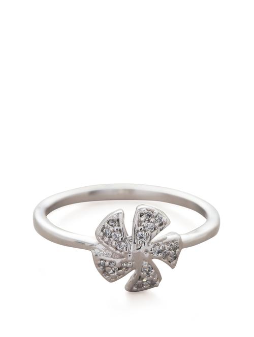 silver floral ring - 28407 - Very Small Image - 1
