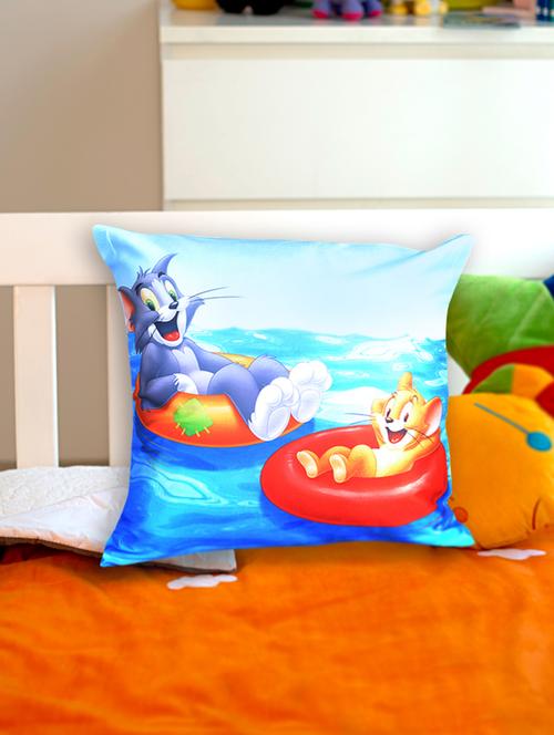 relaxing tom and jerry cushion cover - 30434 - Very Small Image - 1
