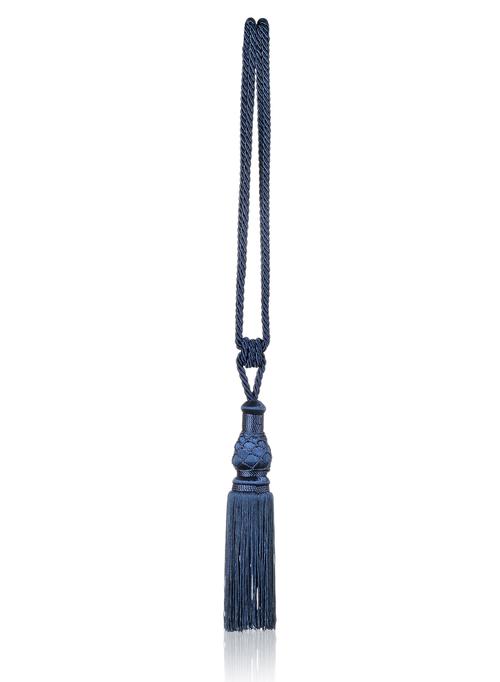 designer navy curtain tassels - 30910 - Very Small Image - 1