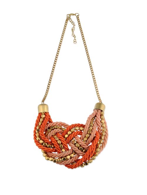 intertwined loop neckpiece - 31505 - Very Small Image - 1