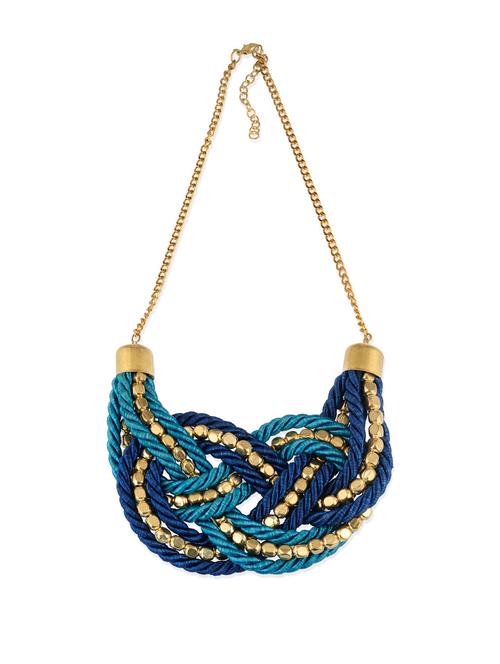 intertwined loop neckpiece - 31506 - Very Small Image - 1