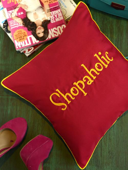 shopaholic cushion cover - 31775 - Very Small Image - 1