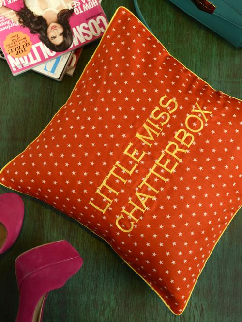 little miss chatterbox cushion cover - 31778 - Very Small Image - 1