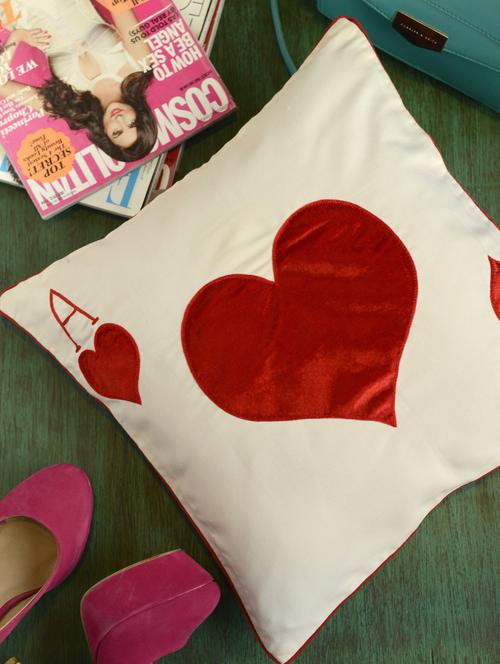 ace of hearts cushion cover - 31793 - Very Small Image - 1