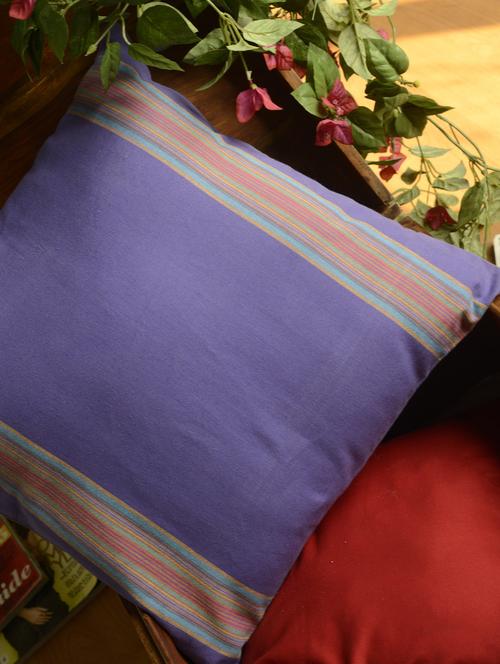 striped border cushion cover - 32954 - Very Small Image - 1