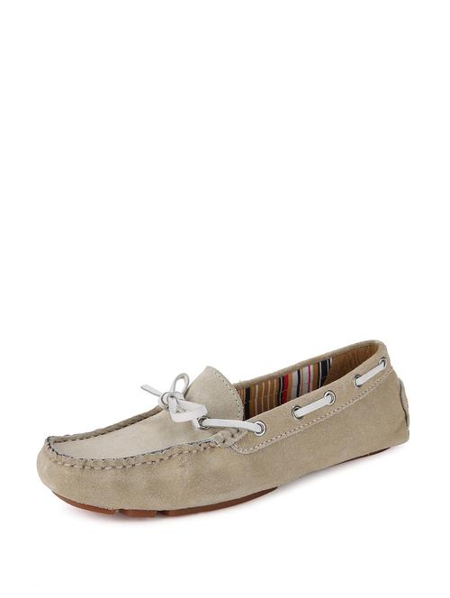 tie up beige loafers - 33912 - Very Small Image - 1