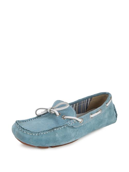 Trendy Loafers In Sky Blue - 33913 - Very Small Image - 1