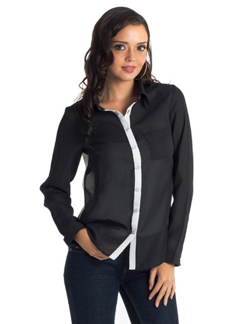 colour block shirt - 34234 - Very Small Image - 1