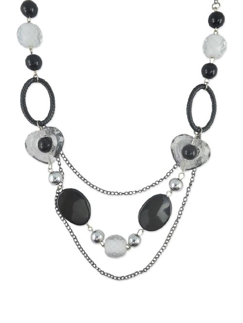 onyx statement necklace (set of 2) - 39435 - Very Small Image - 1