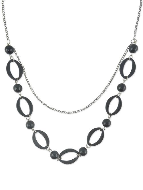 onyx statement necklace (set of 2) - 39436 - Very Small Image - 1