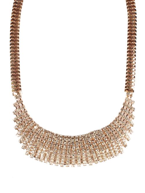 statement necklace in golden tone - 39502 - Very Small Image - 1
