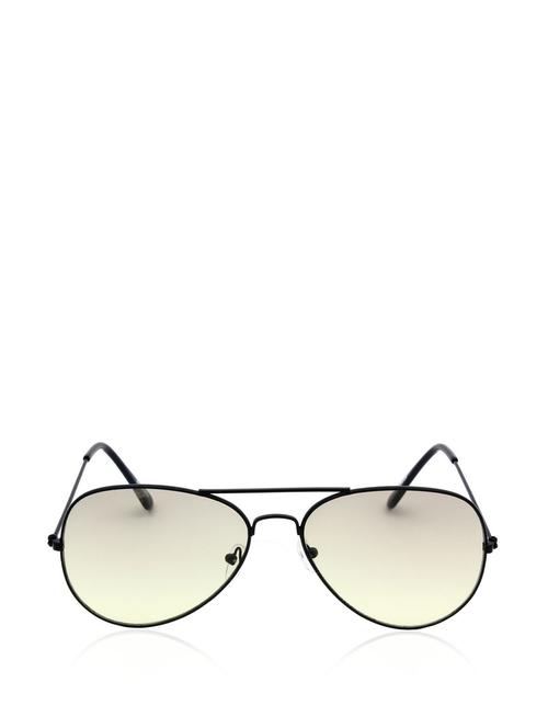 Black & Light Grey Aviator Sunglasses - 40950 - Very Small Image - 1