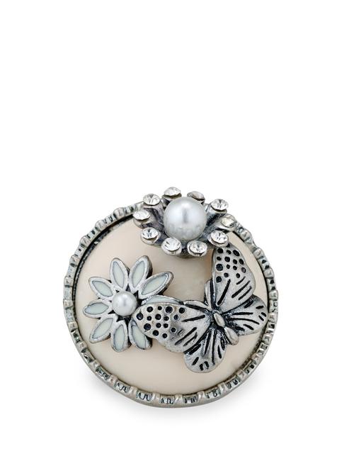embellished ivory ring - 44450 - Very Small Image - 1