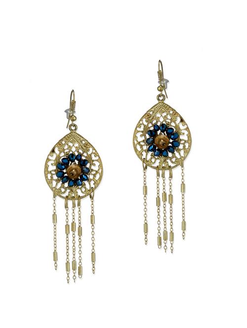 designer gold earrings - 44506 - Very Small Image - 1