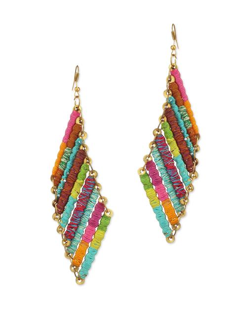 vibrant threadwork danglers - 44519 - Very Small Image - 1