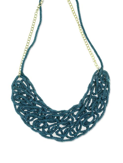 cobalt blue neckpiece - 44600 - Very Small Image - 1